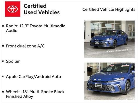 Certified 2026 Toyota Camry SE FWD image 7