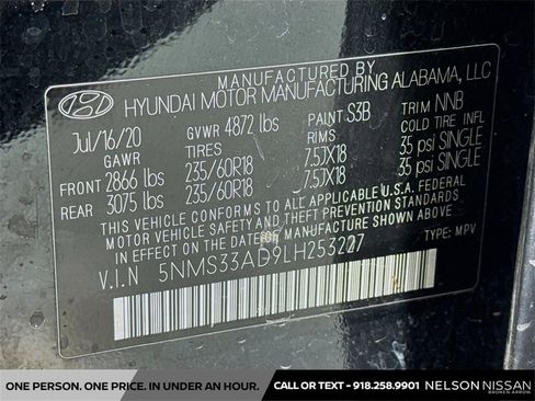 Used 2020 Hyundai Santa Fe SEL w/ Convenience Package image 31