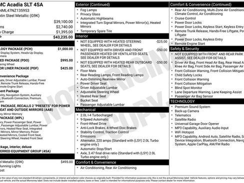 Used 2022 GMC Acadia SLT w/ Technology Package FWD image 10
