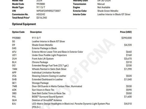 Certified 2024 Porsche 911 GT3 RS w/ Chrono Package image 6