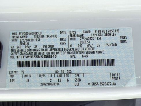 Used 2022 Ford F150 XL w/ STX Appearance Package AWD/4WD image 19