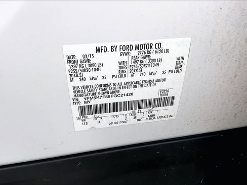 Used 2015 Ford Explorer Limited w/ Equipment Group 302A image 33