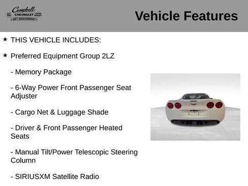 Used 2012 Chevrolet Corvette Z06 w/ 2LZ Preferred Equipment Group RWD image 5