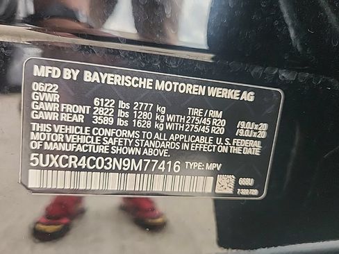 Used 2022 BMW X5 sDrive40i RWD image 8