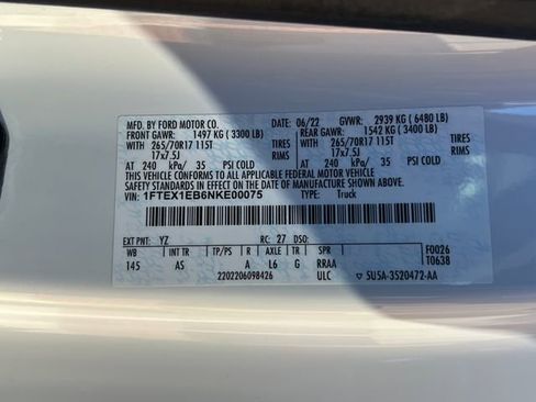 Used 2022 Ford F150 XL w/ Equipment Group 101A High image 38