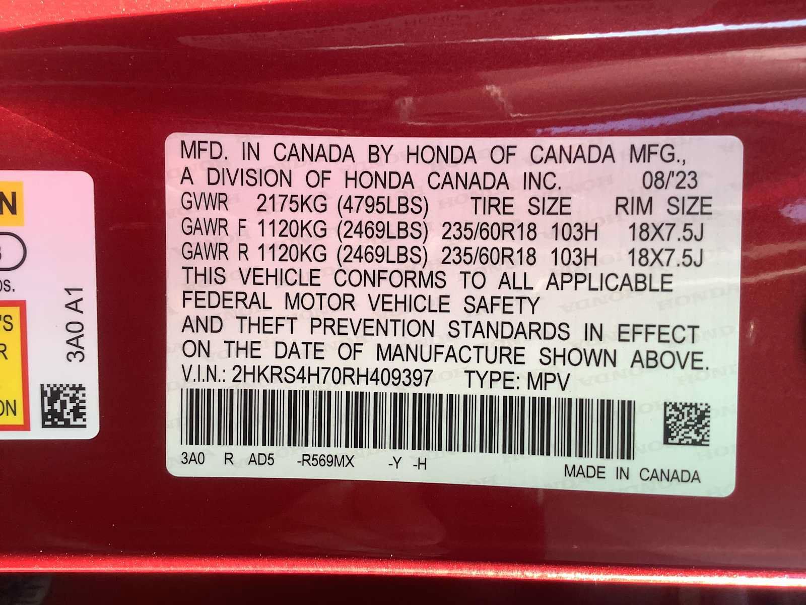Certified 2024 Honda CR-V EX-L image 21