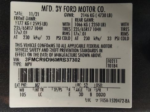 Used 2021 Ford Bronco Sport Badlands AWD/4WD image 33