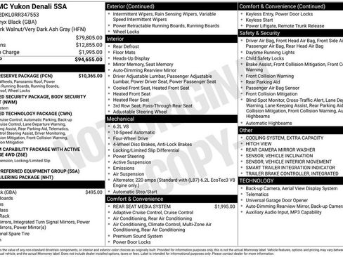 Used 2024 GMC Yukon Denali w/ Denali Reserve Package AWD/4WD image 24