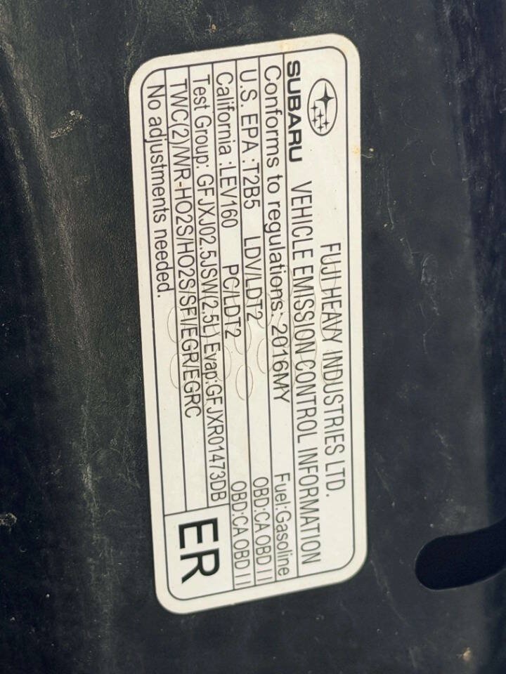 Used 2016 Subaru Outback 2.5i Limited AWD/4WD image 15