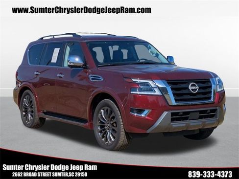 Used 2024 Nissan Armada Platinum w/ Cargo Package image 1