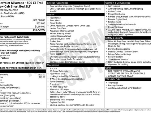 Used 2021 Chevrolet Silverado 1500 LT Trail Boss AWD/4WD image 11