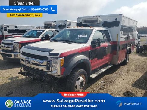 Used 2017 Ford F550 4x4 SuperCab Super Duty image 1