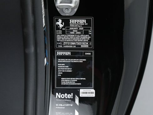 Certified 2025 Ferrari 296 GTS RWD image 60