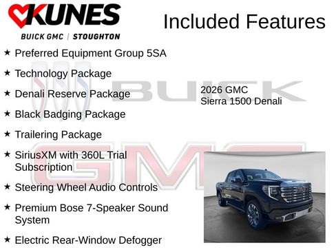 New 2026 GMC Sierra 1500 Denali w/ Denali Reserve Package AWD/4WD image 2
