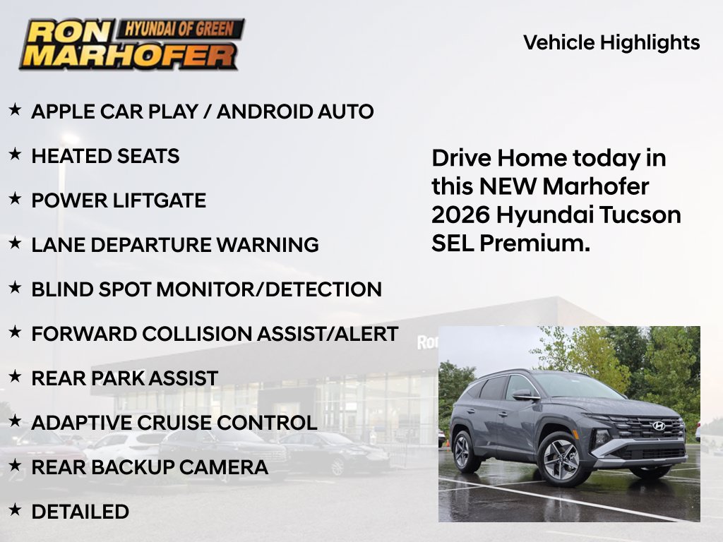 New 2026 Hyundai Tucson SEL w/ Tow & Go Package AWD/4WD image 15