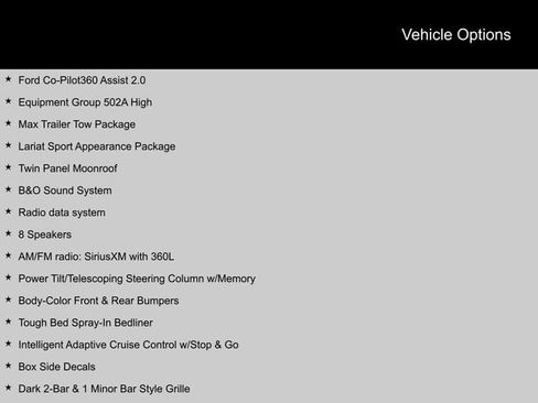 Used 2023 Ford F150 Lariat w/ Equipment Group 502A High image 2