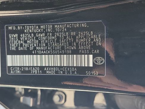 Certified 2025 Toyota Camry SE image 30