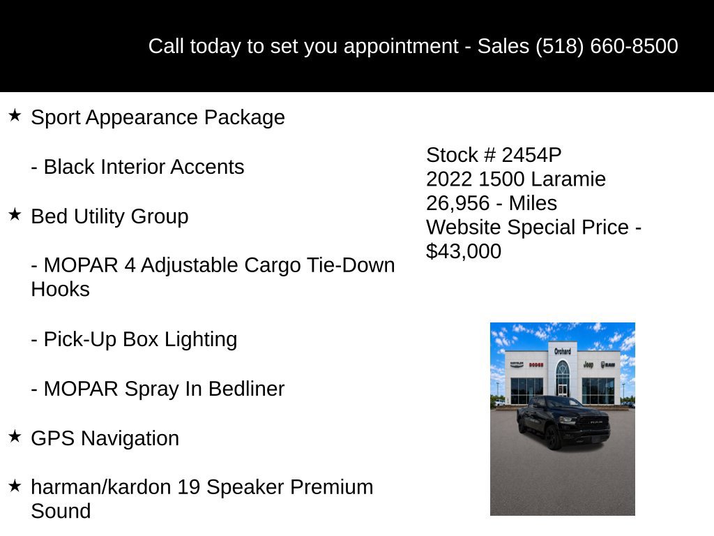 Used 2022 RAM 1500 Laramie AWD/4WD image 17