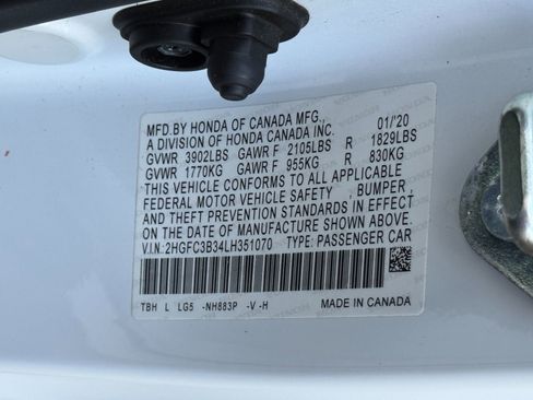 Used 2020 Honda Civic EX image 33