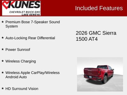 New 2026 GMC Sierra 1500 AT4 w/ AT4 Premium Package