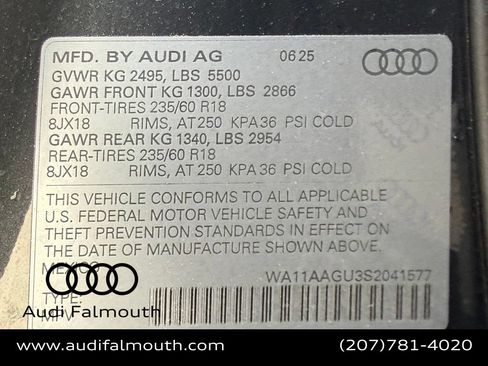 Used 2025 Audi Q5 Premium w/ Convenience Package AWD/4WD image 47
