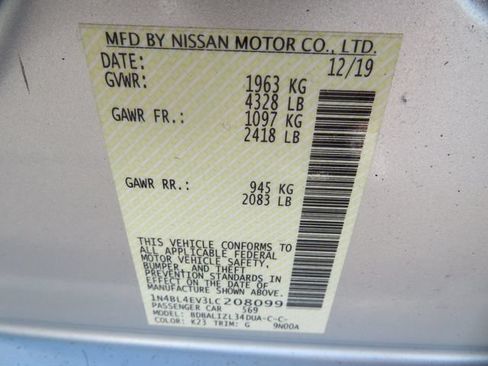 Used 2020 Nissan Altima 2.5 SL FWD image 20