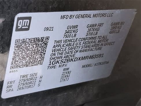 Used 2021 GMC Yukon SLT w/ SLT Luxury Package image 37