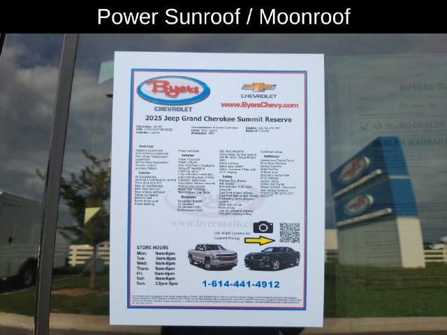 Used 2025 Jeep Grand Cherokee Summit AWD/4WD image 13