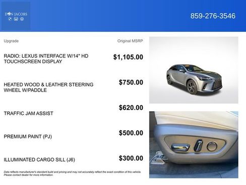 Used 2023 Lexus RX 350 Premium w/ Cold Area Package image 5