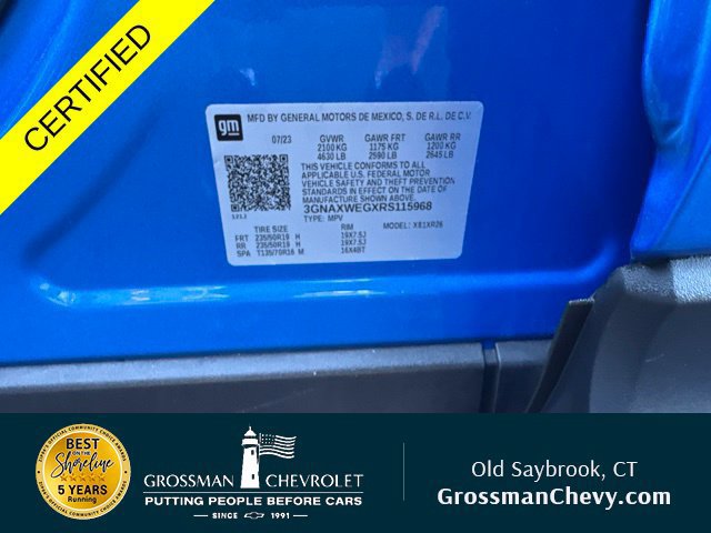 Used 2024 Chevrolet Equinox RS w/ RS Leather Package AWD/4WD image 32