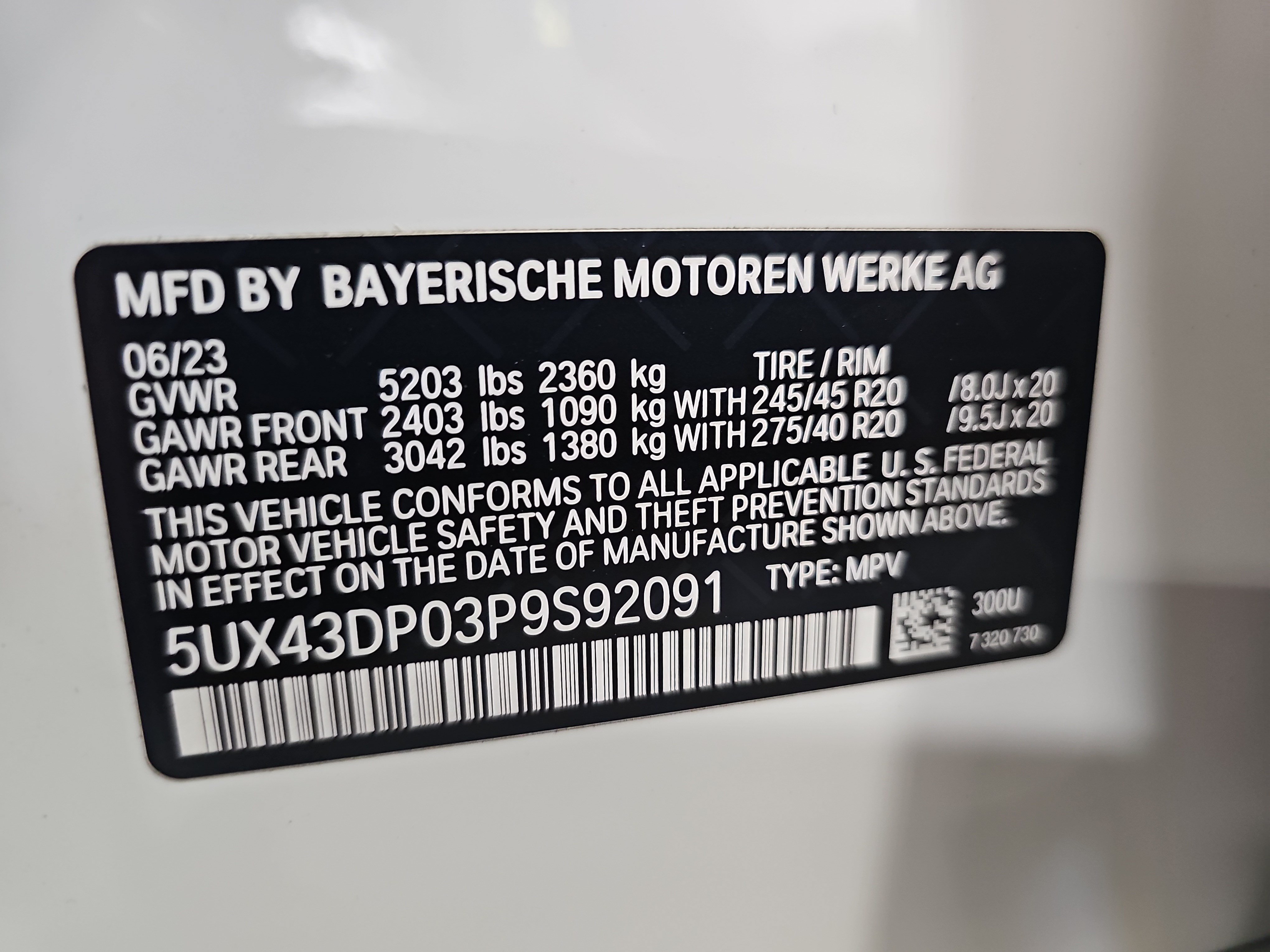 Certified 2023 BMW X3 sDrive30i w/ M Sport Package RWD image 38