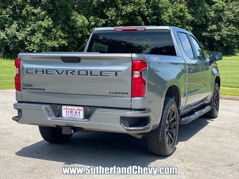 Used 2024 Chevrolet Silverado 1500 Custom w/ Turbomax Blackout Package AWD/4WD image 7
