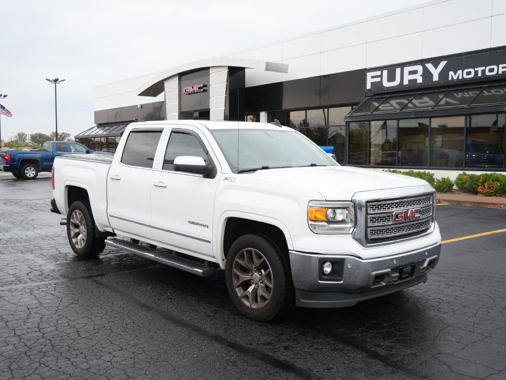 Used 2015 GMC Sierra 1500 SLT w/ SLT Crew Cab Value Package AWD/4WD image 3
