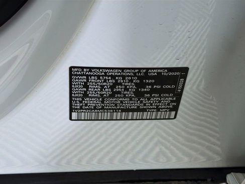 Used 2021 Volkswagen Atlas SE w/ Panoramic Sunroof Package image 32