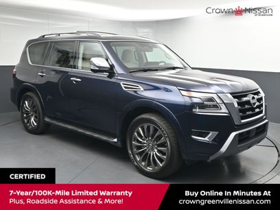 Certified 2024 Nissan Armada Platinum w/ Captain's Chairs Package