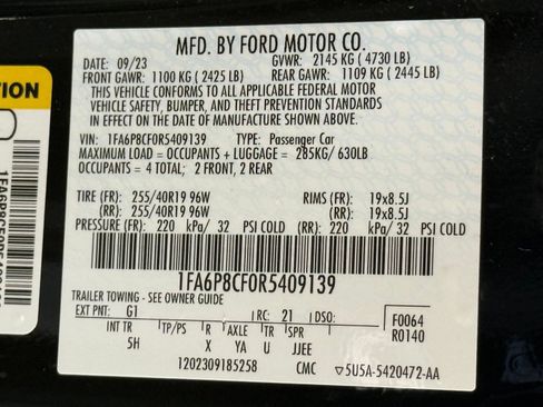 Used 2024 Ford Mustang GT Premium RWD image 27