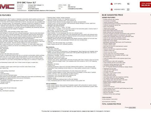 Used 2018 GMC Yukon SLT w/ Open Road Package image 4