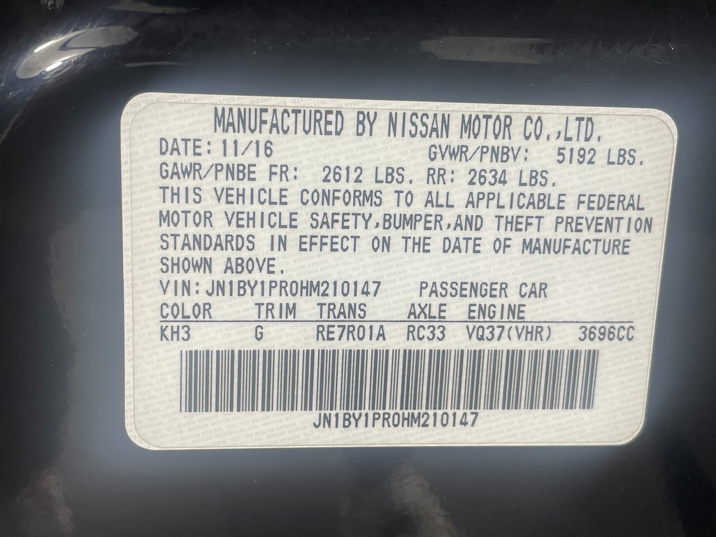 Used 2017 INFINITI Q70 L 3.7 AWD/4WD image 26