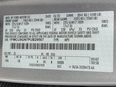 Used 2023 Ford Escape Active w/ Tech Pack #2 image 28