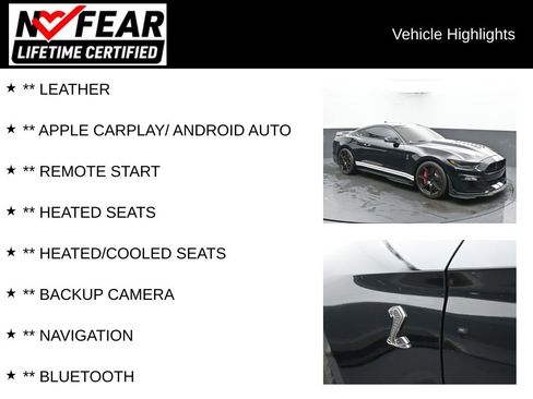 Used 2020 Ford Mustang Shelby GT500 w/ Technology Package image 2