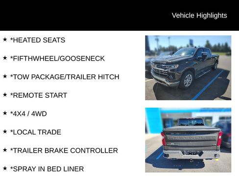 Used 2023 Chevrolet Silverado 1500 LTZ w/ Technology Package AWD/4WD image 5