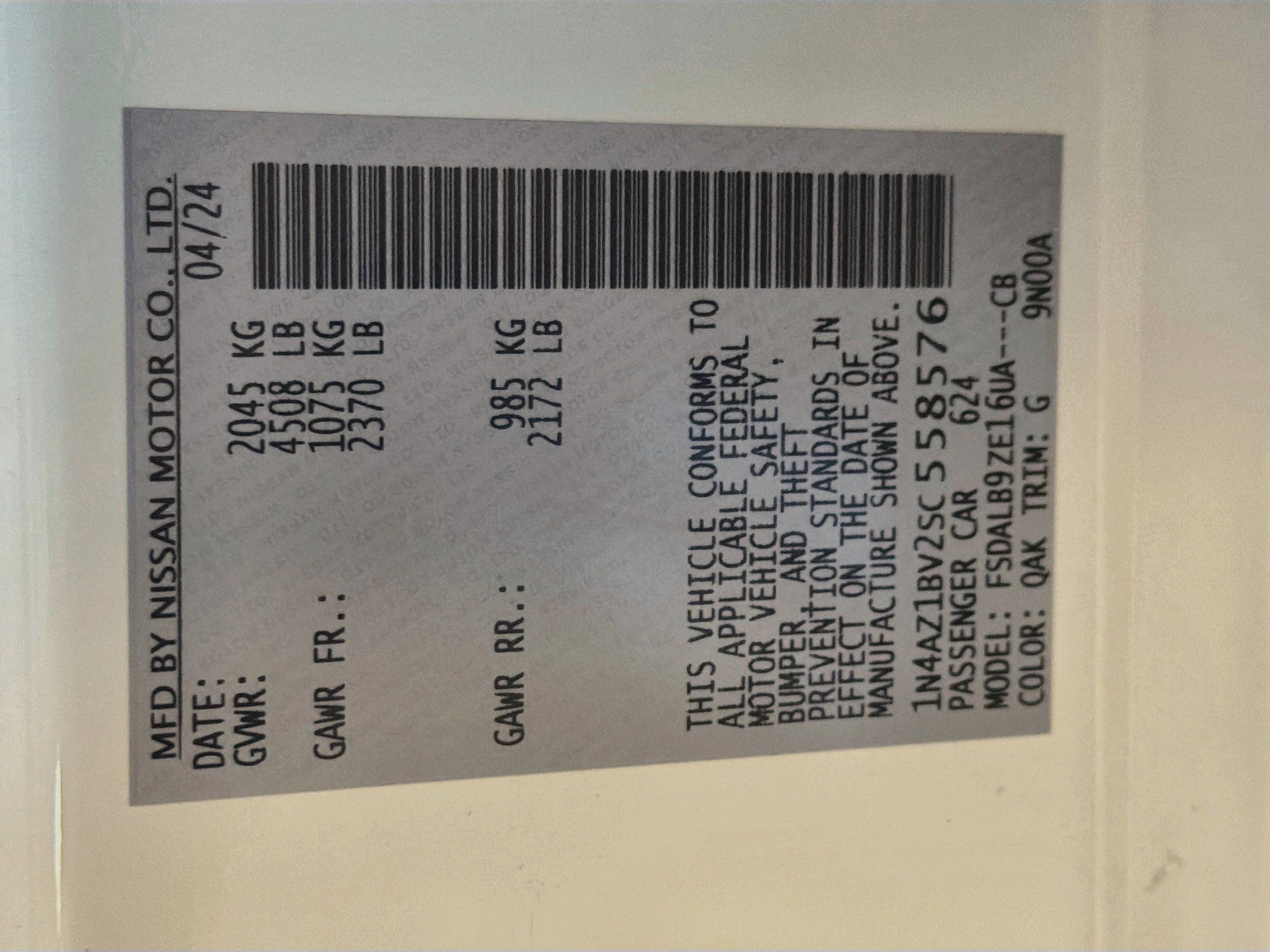 Used 2025 Nissan Leaf S FWD image 12