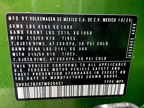 New 2026 Volkswagen Taos SE image 18