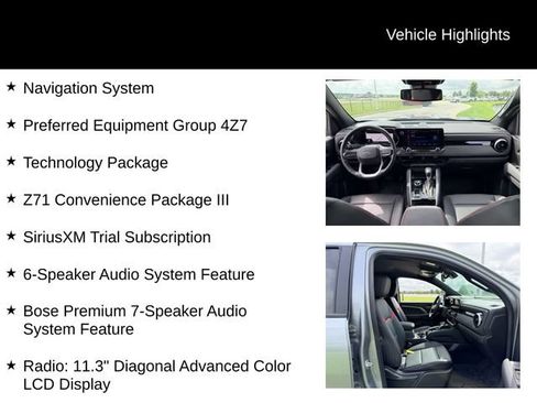 Certified 2025 Chevrolet Colorado Z71 w/ Technology Package AWD/4WD image 12