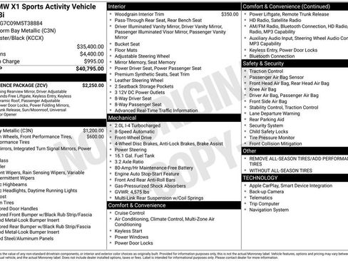 Used 2021 BMW X1 sDrive28i w/ Convenience Package FWD image 30