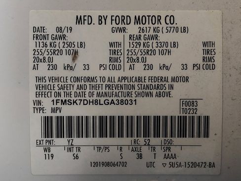 Used 2020 Ford Explorer XLT w/ Equipment Group 202A RWD image 33