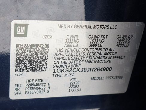 Used 2018 GMC Yukon Denali w/ Denali Ultimate Package image 56