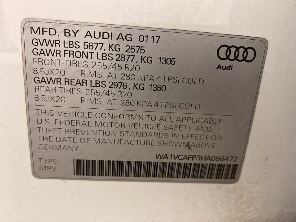 Used 2017 Audi SQ5 Prestige AWD/4WD image 28