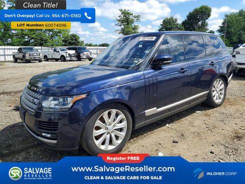 Used 2016 Land Rover Range Rover HSE AWD/4WD image 1