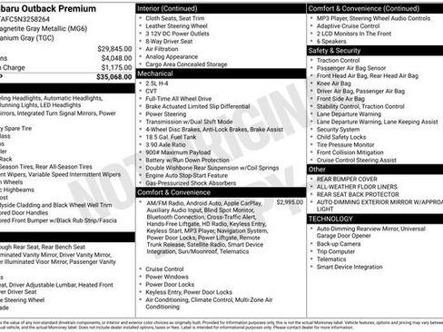 Used 2022 Subaru Outback Premium image 16